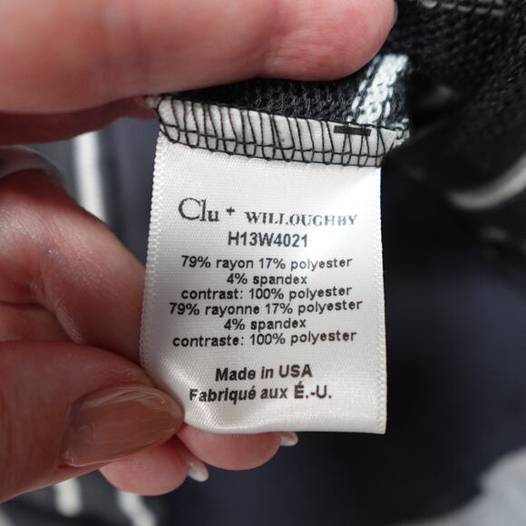 Anthropologie Top Womens Small Knit Long Sleeve Striped Ruffle Clu Willoughby - Picture 3 of 9